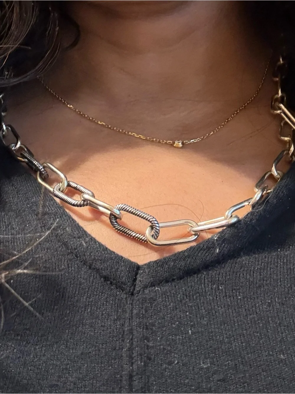 Pandora Sterling Silver Link Chain Necklace - Picture 2 of 4